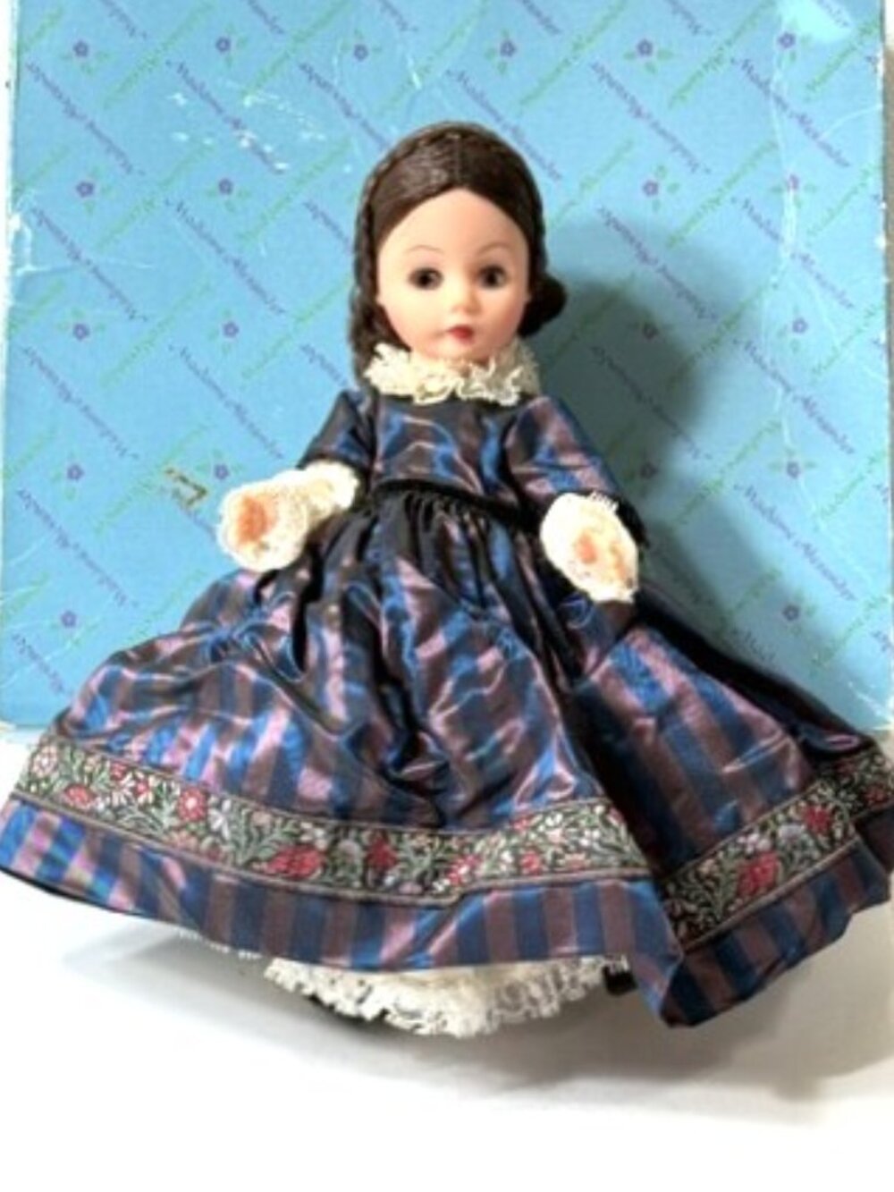 Madame Alexander restrung 8" Marme/Marmee Little Women doll.